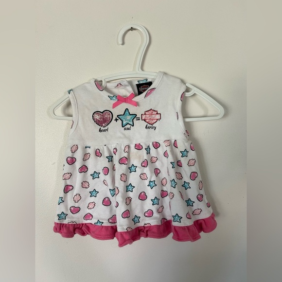Harley Davidson Baby Top Size 3-6 Months - Picture 1 of 4